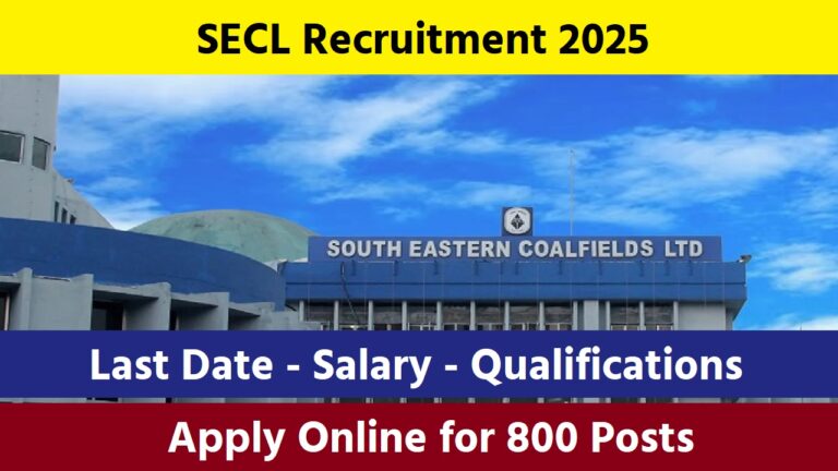 SECL Recruitment 2025