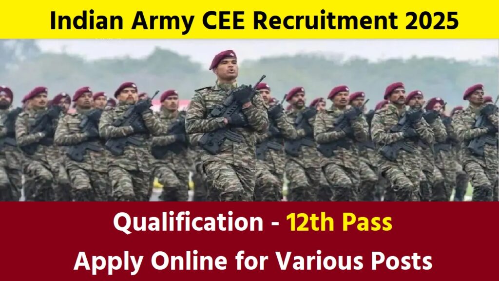 Indian Army Recruitment 2025